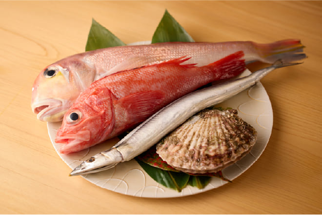 神経締めが成す、鮮度保持 「塩谷魚店」の魚