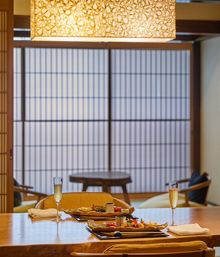 古き良き旅館文化の味わい お部屋食