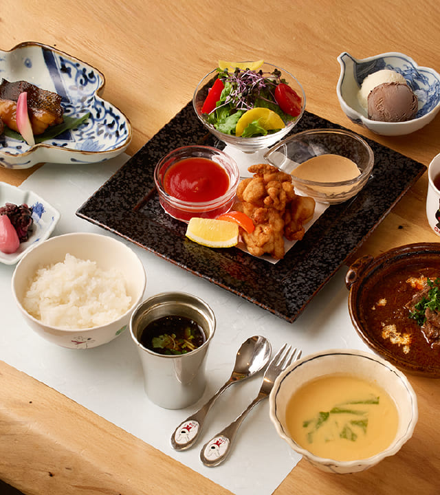 お子さまへのお食事対応