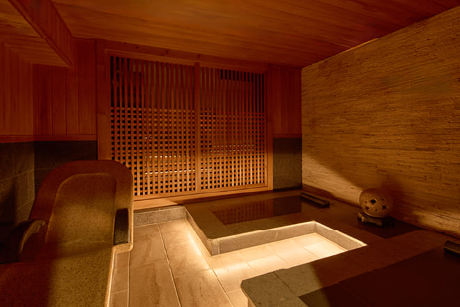 幻想的な隠れ家のくつろぎ 岩盤浴